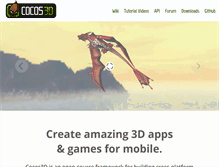 Tablet Screenshot of cocos3d.org